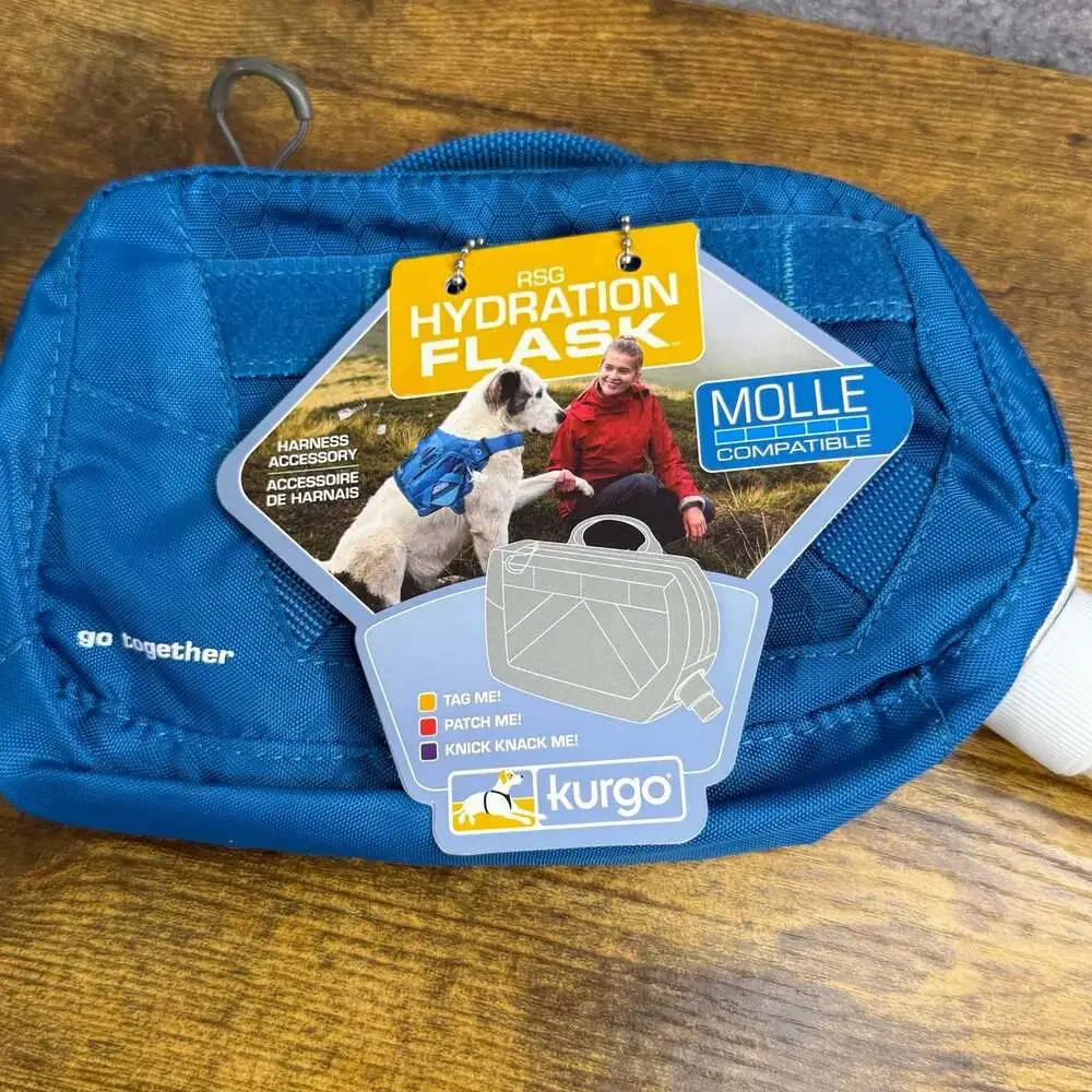 Kurgo RSG Townie Harness  Large with Matching Hydration Flask and Kibble Carrier